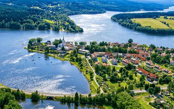Apartman Jestrabi Lipno Černá v Pošumaví Eksteriør billede